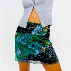 Urban Outfitters patchwork mesh mini skirt. Perfect condition. Smoke free home